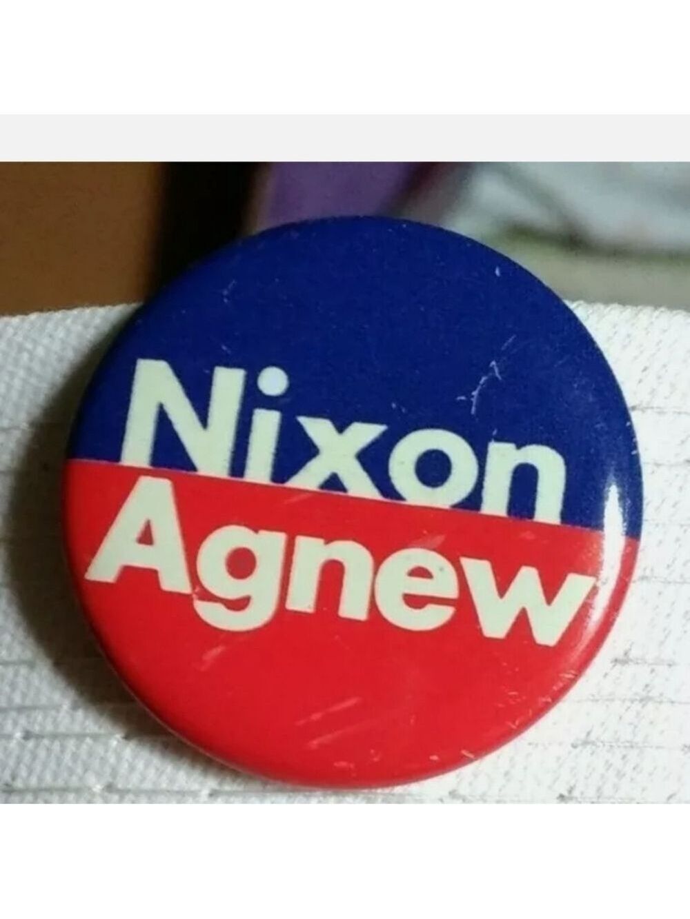 Original 1968 Richard Nixon/Spiro Agnew Red & Blue